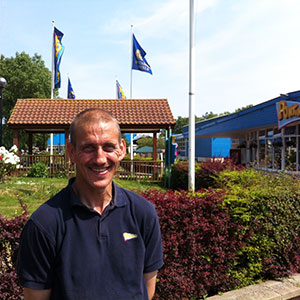 Employee of the month at Pontins Pakefield