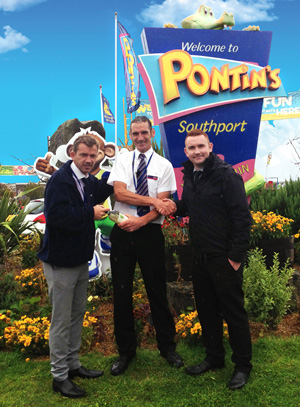 Pontins Employee of the Month for August is Ian Ellis
